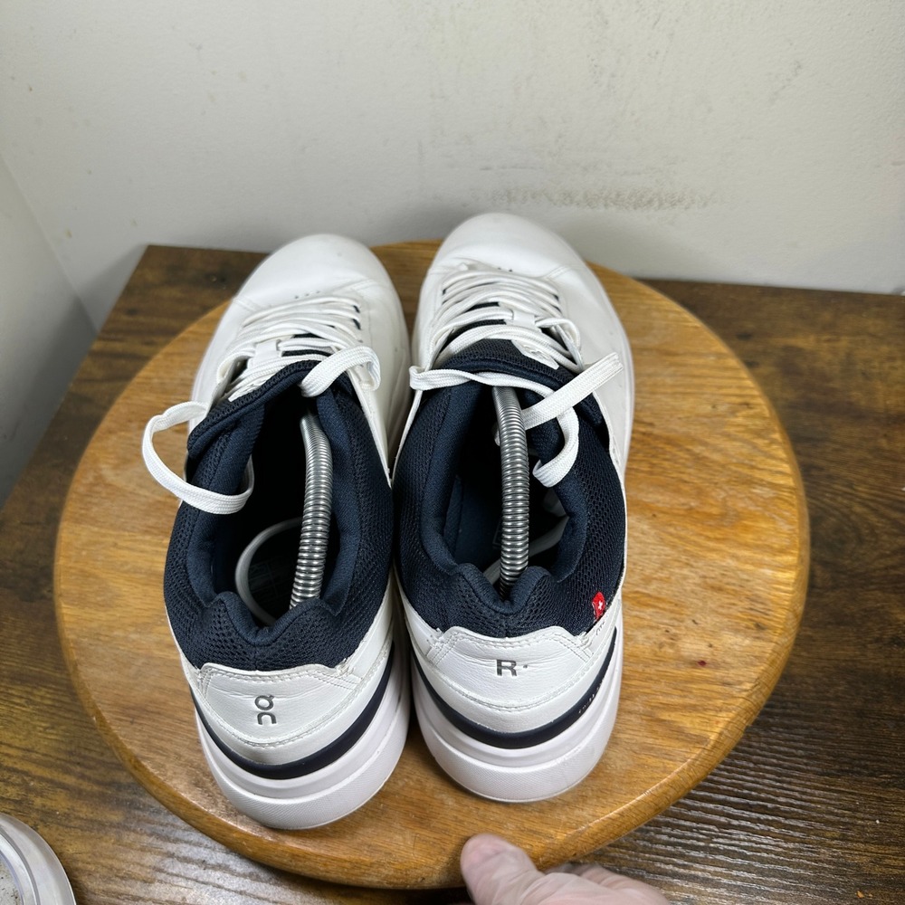 On Running The Roger Advantage White Navy Mens Sneakers 48.99456 Size 11 - Picture 6 of 8